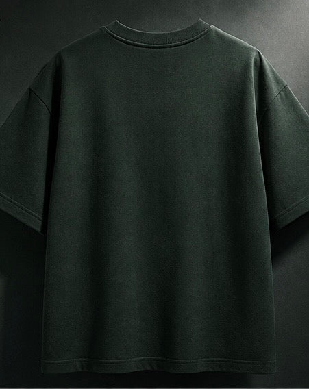 SHORE — Topographic Utility Tee | Forest Green